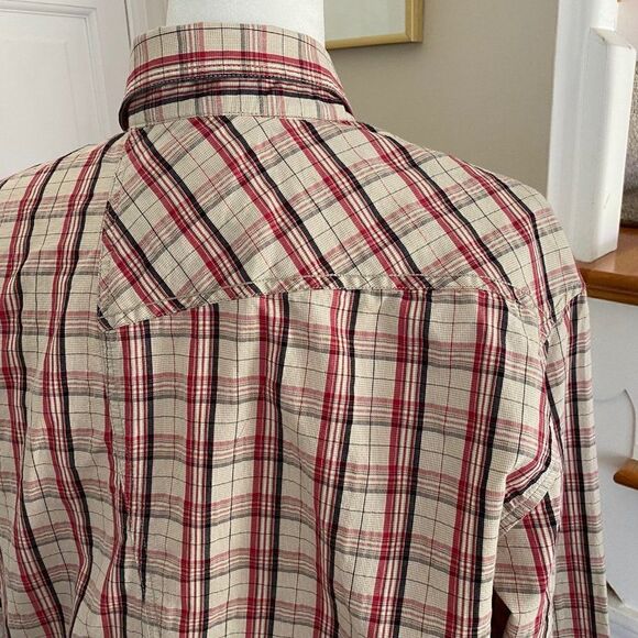 Hurley Plaid Long Sleeve Shirt SZ L NWOT - Picture 3 of 10